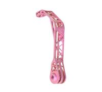 Oshhni Supporto per Faro da Forcella per Bicicletta, Supporto per Faro da Mountain Bike, Base di Montaggio Estensibile salvaspazio per Torcia, Rosa