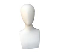 Oshhni Supporto per parrucca con testa di manichino, professionale per parrucchiere, per cuffie, decorazione artistica, modello, supporto per parrucca, per, Spalle Piatte
