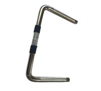 Oshhni Supporto per Piatti con Morsetto per Rack per Batteria, Asta a Doppia L, Morsetto per Braccio Piatto per tamburelli Tom, Style C