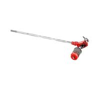 Oshhni Supporto per piatti per batteria, portatile, leggero, in metallo, con cricchetti, inclinabile, per studenti, con pinza, supporto per piatti, Rosso