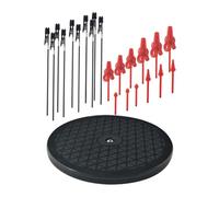 Oshhni Supporto per Pittura di Modelli con Rotazione a 360°, Set di Bastoncini con Morsetto a Coccodrillo, progetti Fai da Te, aerografo, spruzzatura,