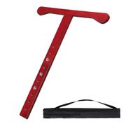 Oshhni Supporto per puntale del violoncello, supporto leggero, professionale antiscivolo per puntale del violoncello da concerto, Rosso