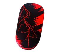 Oshhni Tappetino per Allenamento di Arti Marziali con Cinturino Regolabile per Colpi di Ginocchia e Gomiti, 34x19x12 cm, Design Curvo Multiuso, Nero Rosso