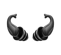 Oshhni Tappi per le orecchie impermeabili per il nuoto, tappi per le orecchie per dormire, comodi e leggeri, per le in silicone antirumore per immersioni, Nero