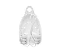 Oshhni Tappi per le orecchie in silicone morbido Tappi per le orecchie con filo con tappi per le orecchie da nuoto con cordino Riduzione del rumore per la, bianco