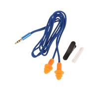 Oshhni Tappo per le orecchie Auricolare Tappo per l'orecchio Tappi per le orecchie con cancellazione del rumore Auricolari Morbidi da 3,5 mm Auricolari da, Blu 70 Cm