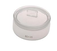 Oshhni Tazza porta olio per orologi, strumento per riparazione orologi, trasparente con coperchio, contenitore per olio per orologi portatile, barattolo per, 7 Cm X 3.5 Cm