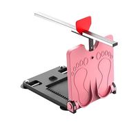 Oshhni Tester di valutazione della flessibilità Sit And Reach con tavola inclinata, Strumento di misurazione Portatile per Esercizi di Fitness, Rosa