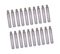 Oshhni Tubetti di vernice in alluminio vuoti, bottiglie di imballaggio per, barattoli, contenitori portatili ricaricabili per conservare gouache, 20 Pezzi Da 5 Ml