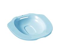 Oshhni Vasca da bagno Sitz per sedile del water, bidet, vasca da bagno sospesa, antitrabocco, da per fianchi, lavabo leggero per uomini e donne, anziani, Blu