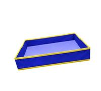 Oshhni Vassoio Gioco Bambini Vassoio Sensory Play Pieghevole Tappetino Gioco Sabbia Riutilizzabile Poliestere Impermeabile per attività Ricreative Bambini Ra, 50cmx50cmx9cm