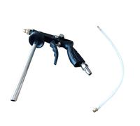 Oshhni Vernice protettiva spray Air Undercoating portatile per la verniciatura di veicoli portatili, spruzzatore blindato per auto, spruzzatore per auto, Nero