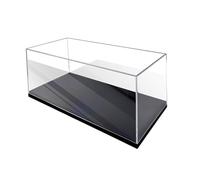 Oshhni Vetrina espositiva in Acrilico con Base, espositore impilabile per Collezioni di Veicoli in Miniatura, Giocattoli, Ornamenti, Bambole in 1:18