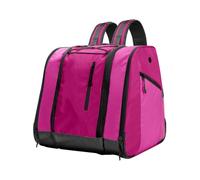 Oshhni Zaino da Viaggio per Scarponi da, Borsa Porta-Attrezzi, 33x7,5x38 cm, con Protezione Inferiore, Leggero, con Fori di Ventilazione, Tessuto in, Rosa Rosa