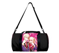 Oshi No Ko - Borsa sportiva da palestra con motivo anime, Hoshino Ai/Hoshino rubi/Arima kana, borsa da viaggio per il fine settimana, borsa a tracolla cilindrica, Tipo 6., 49*26*26cm