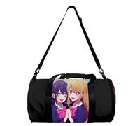 Oshi No Ko - Borsa sportiva da palestra con motivo anime, Hoshino Ai/Hoshino rubi/Arima kana, borsa da viaggio per il fine settimana, borsa a tracolla cilindrica, Tipologia 15., 49*26*26cm
