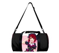 Oshi No Ko - Borsa sportiva da palestra con motivo anime, Hoshino Ai/Hoshino Rubi/Arima kana, borsa da viaggio per il fine settimana, borsa a tracolla cilindrica