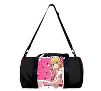 Oshi No Ko - Borsa sportiva da palestra con motivo anime, Hoshino Ai/Hoshino Rubi/Arima kana, borsa da viaggio per il fine settimana, borsa a tracolla cilindrica