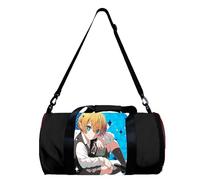Oshi No Ko - Borsa sportiva da palestra con motivo anime, Hoshino Ai/Hoshino Rubi/Arima kana, borsa da viaggio per il fine settimana, borsa a tracolla cilindrica