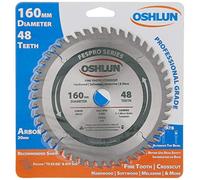 Oshlun Fespro multiuso ATB lama per sega con mandrino 20 mm per Festool TS 55 EQ e ATF 55 e, SBFT-160048