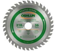 Oshlun Fespro multiuso ATB lama per sega con mandrino 30 mm per Festool TS 75 EQ, SBFT-210036
