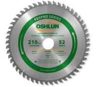 Oshlun Fespro multiuso ATB lama per sega con mandrino 30 mm per Festool TS 75 EQ, SBFT-210052