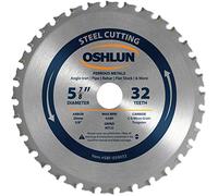 Oshlun SBF-059032 Lama per sega MTCG a 32 denti con albero da 20 mm (boccola 5/8") per acciaio dolce e metalli ferrosi
