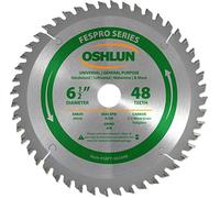 Oshlun SBFT-065048 - Lama per sega a 48 denti FesPro Crosscut ATB con albero da 20 mm, per Dewalt DWS520 e Makita SP6000, universale a 48 denti