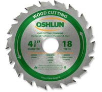 Oshlun sbw-044018 4 - 3/20,3 cm 18 Tooth ATB Fast cutting and Trimming Saw Blade with 20 mm Arbor