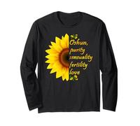 Oshun Orishas Goddess Oxum Ifa Yoruba Religion Gift Maglia a Manica