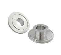 OSHZIKJII 1pcs ISO63 a KF16 KF25 KF40 KF50 Riduttore di Vuoto Dimensioni Testa Clip Flangia Riduttore (ISO63 a KF16)