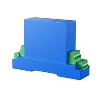 OSHZIKJII AC DC 0-1A 0-2A 0-3A 0-5A Sensore di Corrente DC24V 4-20mA 0-10V 0-5V RS485 Convertitore trasmettitore di Corrente a Effetto Guida DIN da 35 mm DC24V(Input DC 0-3A,Output 1-5V)