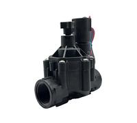 OSHZIKJII Elettrovalvola normalmente chiusa 1/2" 3/4" 1" con regolazione del flusso 220 V 12 V 24 V per l'irrigazione di giardini agricoli e paesaggi(12 VDC)