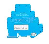 OSHZIKJII Modulo convertitore distributore trasmettitore di Tensione Corrente 0-10 V CC isolatore di Segnale Intelligente 1 in 1 out 4-20 mA(1-5V Input_0-5V Output_DC24V)