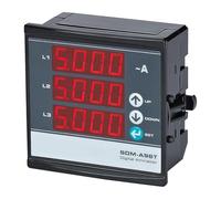 OSHZIKJII SDM-A96T 3P&4W Amperometro Digitale trifase, Sottile e Compatto, misuratore a Pannello LED(3CT 600A)