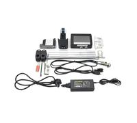 OSHZIKJII Stampante a Getto d'inchiostro Automatica Macchina for Codici Automatici 12,7-25,4 mm Schermo tattile da 4,3 Pollici(12.7 Printer 3 Ink,E -U Plug)