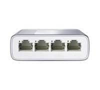 OSHZIKJII Switch Ethernet Switch di Rete Duplex Super Mini 5 Porte RJ45 Desktop 100Mbps Switcher TL-SF1005../M(A/-U Plug)