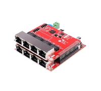 OSHZIKJII Switch PO//E Integrato gestito da Rete Gigabit L2 a 8 Porte con Scheda di espansione delle Porte di Rete for la Comunicazione di Rete Integrata