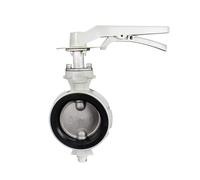 OSHZIKJII Valvola a Farfalla in Lega di Alluminio con Maniglia(16LEBD DN80)