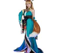 OSIAS Genshin Impact Miss Hina Vestito Cosplay Miss Hina Costume(XL)