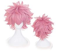 OSIAS Parrucca Cosplay Anime, Parrucca Partito Halloween, Hairnet Libero(Ashido Mina)