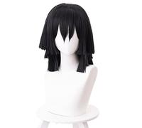 OSIAS Parrucca Cosplay Iguro Obanai per Uomo e Ragazzo