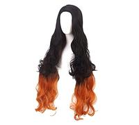 OSIAS Parrucca Cosplay Kamado Nezuko a Strati di Colore per Donna e Ragazza