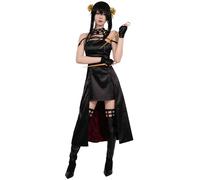OSIAS Spy Family Yor Vestito Cosplay Yor Forger Yor Briar Thorn Princess Costume (XL)