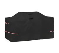 Osileyo Copertura per griglia a isola da 78 pollici, resistente 600D, impermeabile, protezione per tutte le condizioni atmosferiche, copertura per esterni, nero