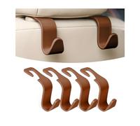 Osilly Ganci per poggiatesta auto, confezione da 4 ganci per sedile auto, organizer per borse, cappotti, borse della spesa, accessori interni automobilistici, ganci universali in plastica per sedile