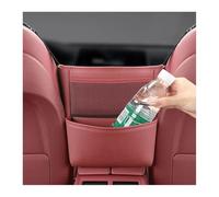 Osilly Portamonete da auto tra i sedili, in pelle, grande capacità, organizer per sedile posteriore del veicolo, borsa organizer per documenti e telefono, accessori universali per interni
