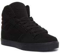 Osiris Clone High Top Lace Up Skate Trainer Nero Mono Uomo Taglia UK 6 - 13