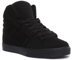 OSIRIS Clone Pizzo Alto Top Skate Stivali Uomo IN Nero Mono Ops UK 6 - 13