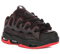 Osiris D3 2001 Suola Doppia Lacci da Skate Donna Ginnastica Nero Rosso UK 3 - 7